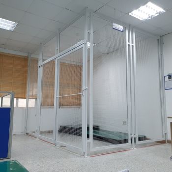 Khung lưới quây kho 1