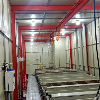 Dây truyền xi mạ bán tự động