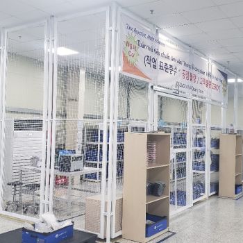 Khung lưới quây kho 2